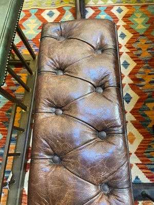 Lot 13 - A Victorian steel club fender