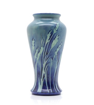 Lot 371 - A Moorcroft pottery 'Waving Corn' pattern vase