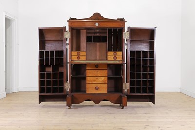 Lot 451 - A walnut desk