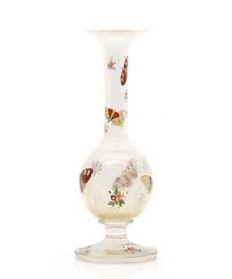 Lot 386 - A French etched glass vase