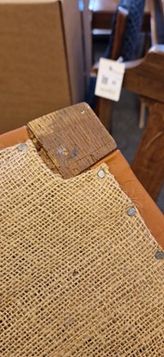 Lot 52 - An Arts and Crafts oak hall chair