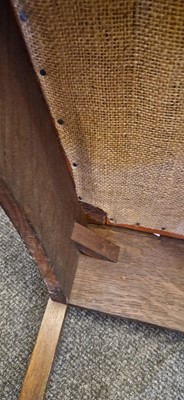 Lot 52 - An Arts and Crafts oak hall chair