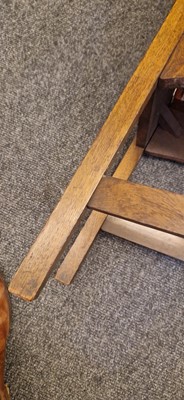 Lot 52 - An Arts and Crafts oak hall chair
