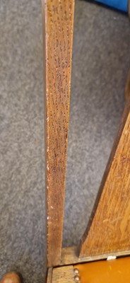 Lot 52 - An Arts and Crafts oak hall chair