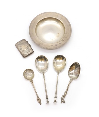 Lot 7 - A collection of silver spoons