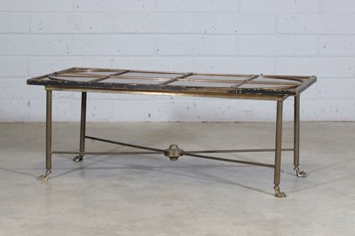 Lot 458 - An Art Deco bronze coffee table