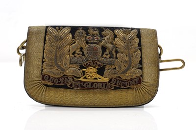 Lot 565 - A Victorian Royal Artillery officer's dress pouch