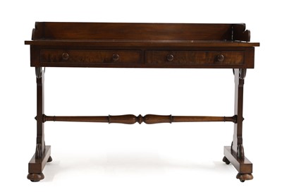 Lot 675 - A Victorian mahogany writing table
