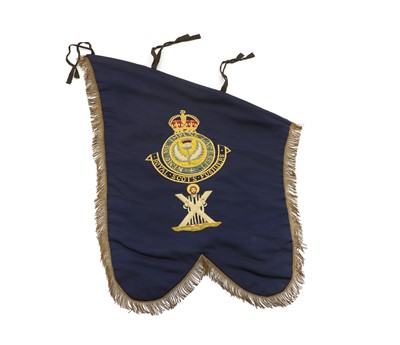 Lot 67 - A Royal Scots Fusiliers piper's banner