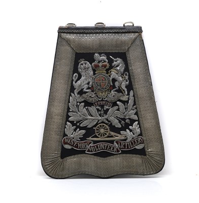 Lot 566 - A 4th West Yorkshire Volunteers Officer's sabretache