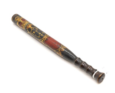 Lot 607 - A Victorian police truncheon