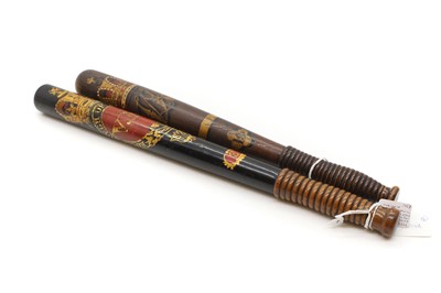 Lot 606 - A Victorian police truncheon