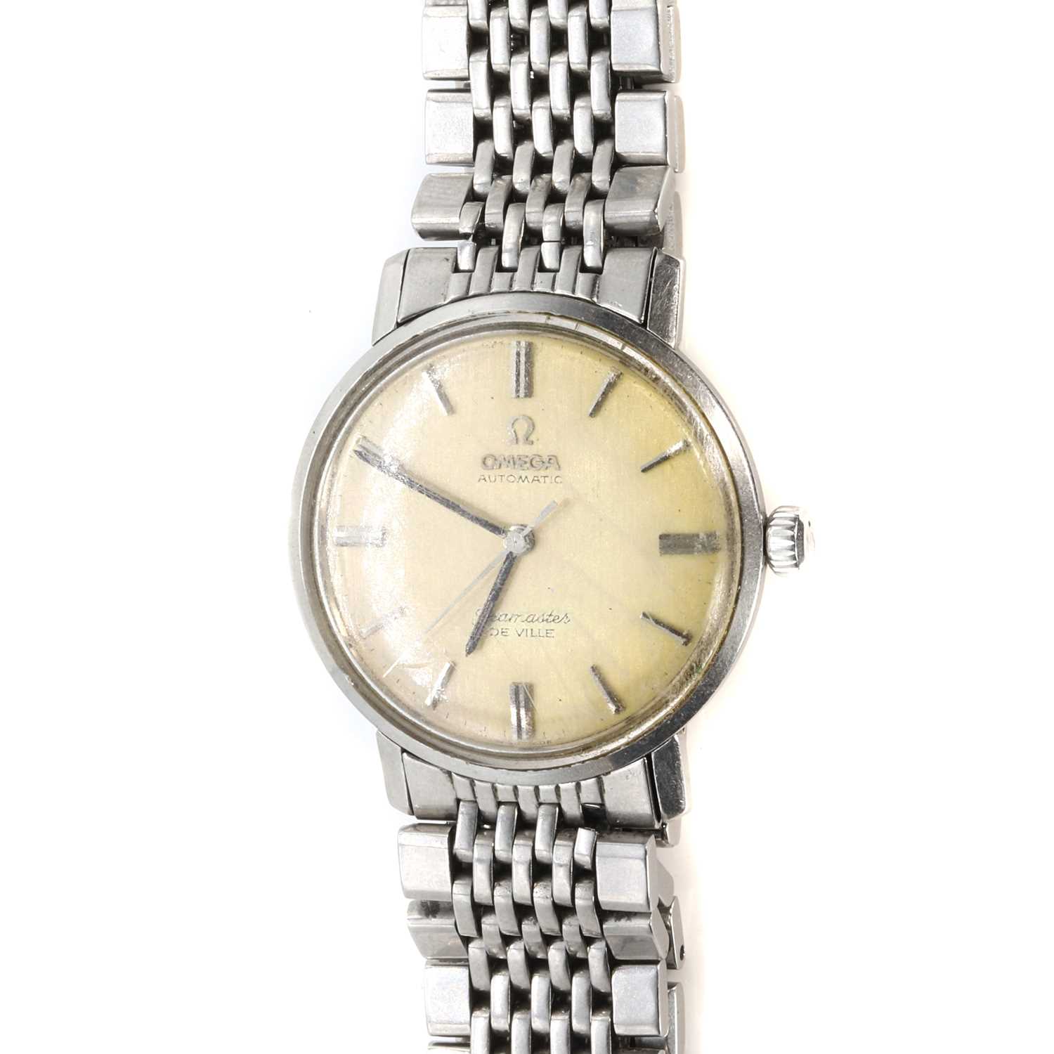 Lot 35 - A stainless steel Omega Seamaster De Ville automatic watch