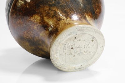 Lot 36 - A Martin Brothers' stoneware vase