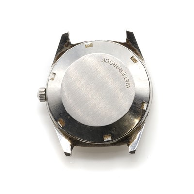 Lot 35 - A stainless steel Omega Genève automatic watch head