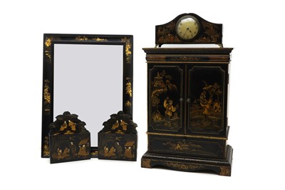Lot 501 - A collection of japanned furniture