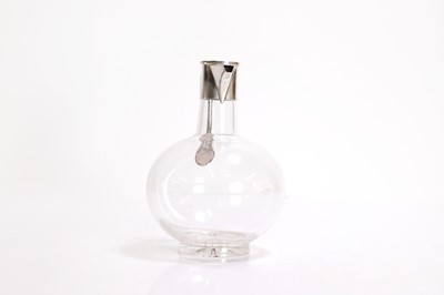 Lot 51 - A silver-mounted whisky ewer