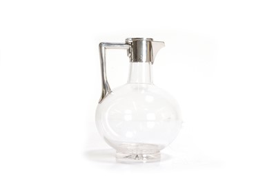 Lot 51 - A silver-mounted whisky ewer