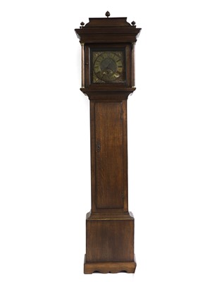 Lot 659 - A George III oak longcase clock