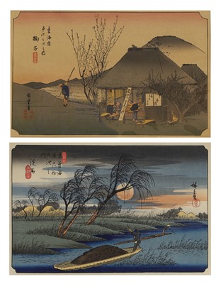 Lot 207 - Two Japanese woodblock prints