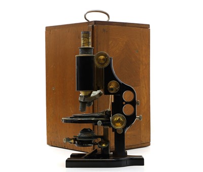 Lot 499 - A Carl Zeiss 'Jena' monocular microscope