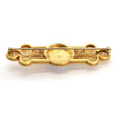 Lot 73 - A reverse painted intaglio or Essex crystal dog brooch, by Tiffany & Co., c.1930