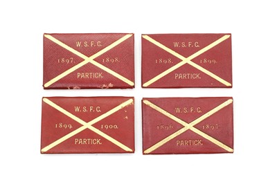 Lot 339 - A set of four annual West Scotland Football Club (W.S.F.C.) tickets