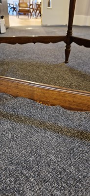 Lot 5 - A rosewood and ivory-inlaid circular centre table