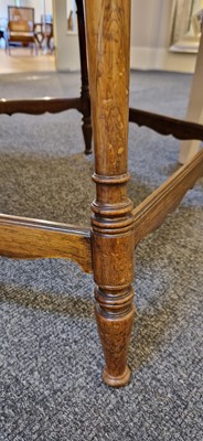 Lot 5 - A rosewood and ivory-inlaid circular centre table