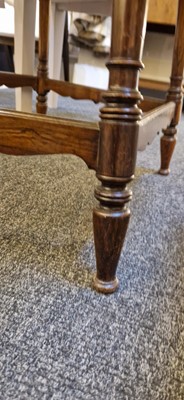 Lot 5 - A rosewood and ivory-inlaid circular centre table