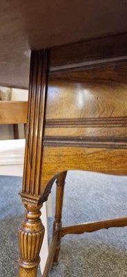 Lot 5 - A rosewood and ivory-inlaid circular centre table