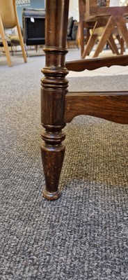 Lot 5 - A rosewood and ivory-inlaid circular centre table