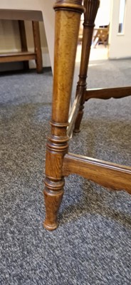 Lot 5 - A rosewood and ivory-inlaid circular centre table