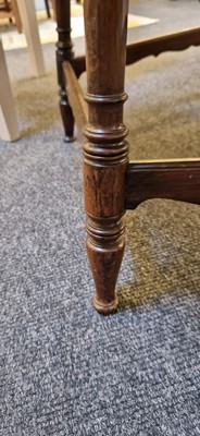 Lot 5 - A rosewood and ivory-inlaid circular centre table