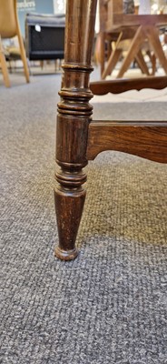 Lot 5 - A rosewood and ivory-inlaid circular centre table
