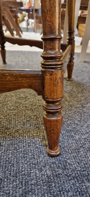 Lot 5 - A rosewood and ivory-inlaid circular centre table