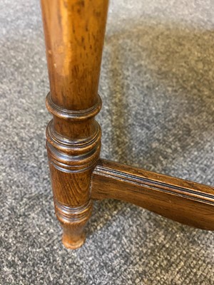 Lot 5 - A rosewood and ivory-inlaid circular centre table
