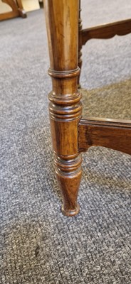 Lot 5 - A rosewood and ivory-inlaid circular centre table