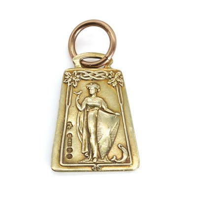 Lot 34 - Of Scottish Interest, a 15ct gold medal by Elkington and Co.