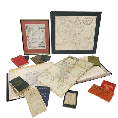 Lot 302 - A collection of hand-coloured maps