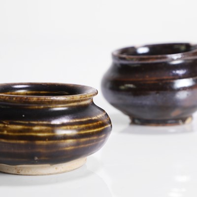 Lot 4 - Two Chinese brown-glazed jarlets