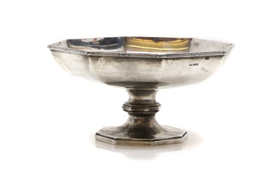 Lot 79 - A silver pedestal bowl