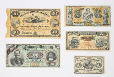 Lot 135 - Notes, Central & South America