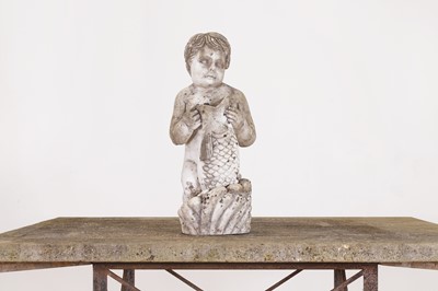 Lot 437 - A Renaissance-style carved marble fountain