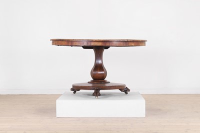 Lot 454 - A George IV rosewood centre table