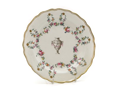 Lot 150 - A Chelsea Derby porcelain plate