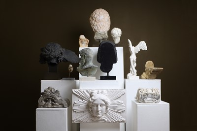 Lot 124 - A group of plaster and composite sculptures after the antique