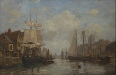 Lot 187 - Follower of Eugène Boudin (French, 1824-1898)