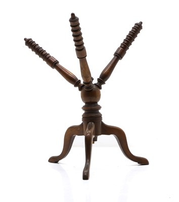 Lot 260A - A mahogany cat or plate stand