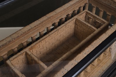 Lot 265 - A grand tour-style composite cork model in the manner of Domenico Padiglione